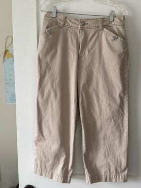 Charter Club Neutral Beige Capri Pants